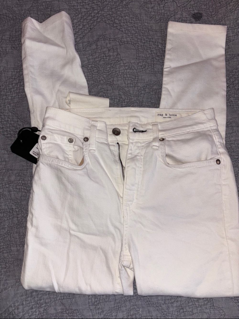 rag & bone White Skinny Jeans